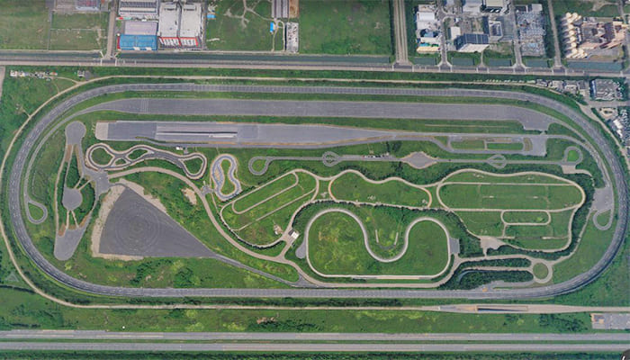 Closed-circuit road testing illustration 2