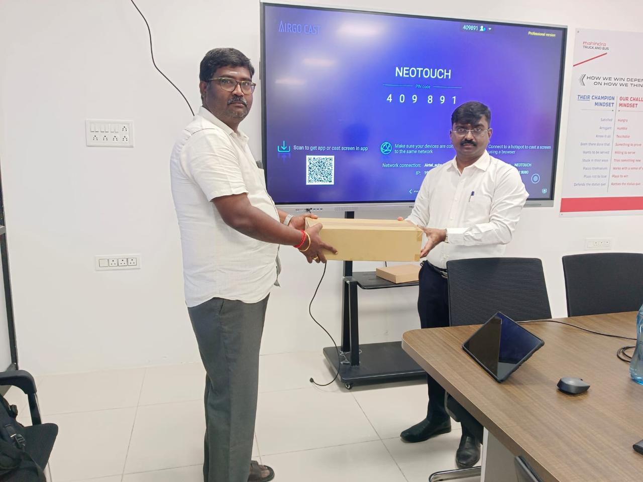 Handover at Mahindra Truck and Bus