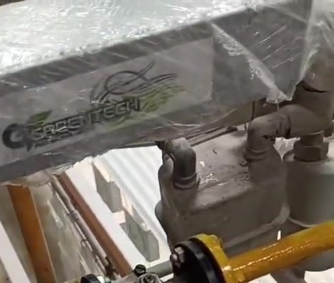 裝在燃燒器供氣管路上的 Greentech 模組