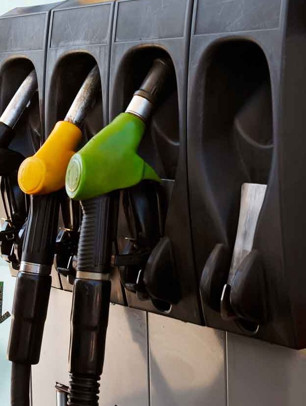 Fuel pump nozzles for different fuel grades