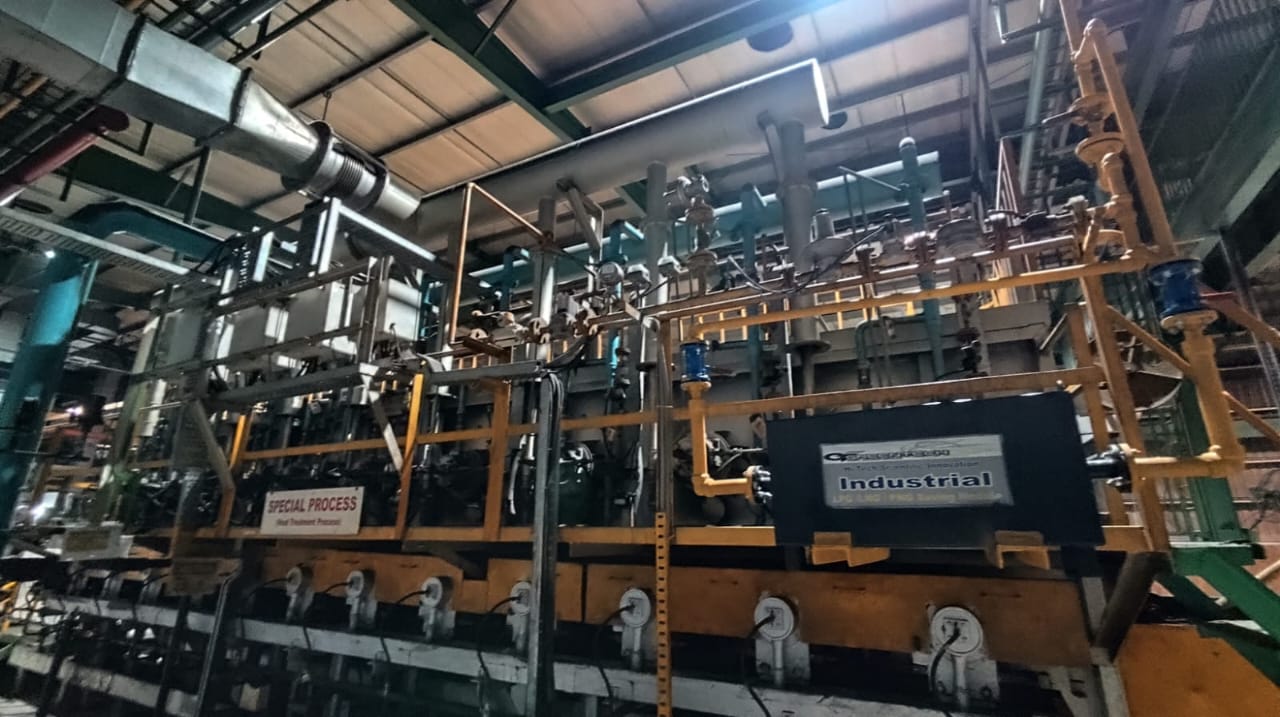 MSM Spring India —— 熱處理線（「Special Process」），右側是 Greentech 模組